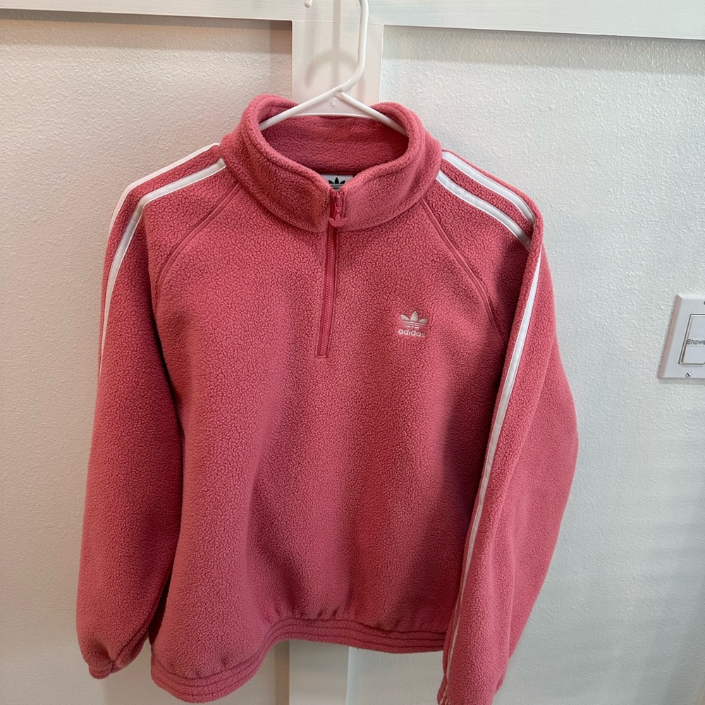 Adidas Primegreen Pink Fleece Jacket